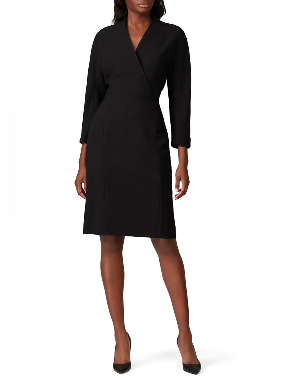 MM Lafleur Black Long-Sleeve Dress N262-19